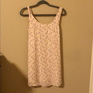 A light pink flower dress